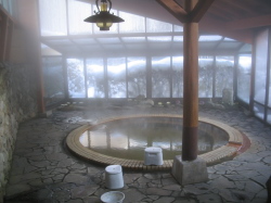 雪見の露天風呂